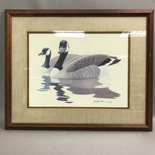 Load image into Gallery viewer, Vintage 1980 Richard Sloan Signed Pintail Ducks Print, Framed &amp; Matted (18x22)
