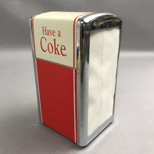 Load image into Gallery viewer, Coca Cola Napkin Dispenser (7.5x4x4) (2 Available)
