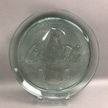 Load image into Gallery viewer, Vintage Coca-Cola Green Glass Serving Plate (13")
