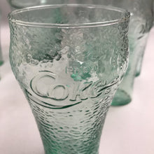 Load image into Gallery viewer, Coca-Cola Green Glass Pitcher and 12 Glasses Set Soda Collectible (9")
