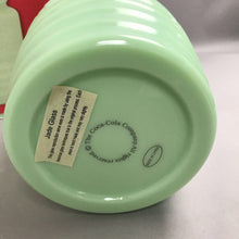 Load image into Gallery viewer, Coca Cola Jadeite Green Cookie Jar Metal Lid (9"x6")
