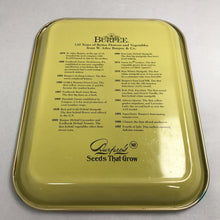 Load image into Gallery viewer, Vintage Burpee Seeds Tray with Pansies (13x10)
