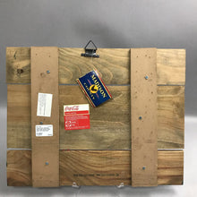 Load image into Gallery viewer, Coca-Cola Wooden Wall Sign Decor Sold Here Ice Cold Drink (13x16)

