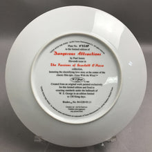 Load image into Gallery viewer, Gone With The Wind Scarlett &amp; Rhett "Dangerous Attractions" Plate (8.5")
