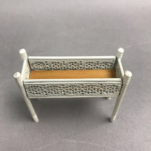 Load image into Gallery viewer, Vintage Metal White Planter Plant Stand Dollhouse Miniature Furniture (2x2.5x1)
