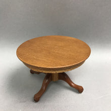 Load image into Gallery viewer, Vintage Reevesline Wood Round Table Dollhouse Miniature Furniture (2.5x4)
