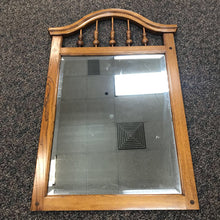 Load image into Gallery viewer, Oak Arched Top with Spindles Wall Mirror (49x33)
