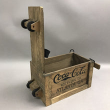 Load image into Gallery viewer, Coca-Cola Atlanta GA Bottling Company Small Wood Box Car Trunk (11x9x6)
