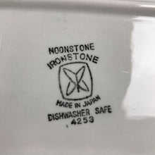 Load image into Gallery viewer, Harmony House Ironstone 'Moonstone' Butter Dish (2.5x8.25x3.75)

