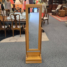 Load image into Gallery viewer, Double-Sided Freestanding Swivel Jewelry Armoire w/ Mirror (62x18x14)
