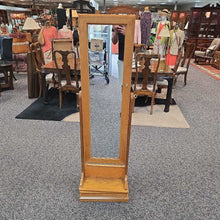 Load image into Gallery viewer, Double-Sided Freestanding Swivel Jewelry Armoire w/ Mirror (62x18x14)
