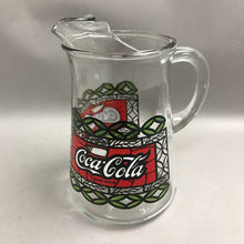 Load image into Gallery viewer, Coca Cola Stained Glass Pitcher (9x8x6)
