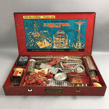 Load image into Gallery viewer, Gilbert Erector Merry Go Round Ferris Wheel Carnival Set AS IS (3x22x13)
