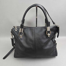 Load image into Gallery viewer, S-Zone Leather Tote Purse / Handbag, Black (10x14x5)

