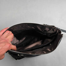 Load image into Gallery viewer, S-Zone Leather Tote Purse / Handbag, Black (10x14x5)
