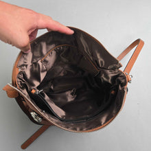 Load image into Gallery viewer, S-Zone Leather Tote Purse / Handbag, Brown (10x14x5)
