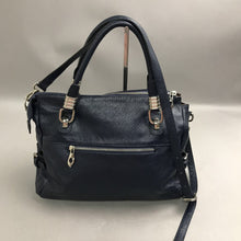 Load image into Gallery viewer, S-Zone Leather Tote Purse / Handbag, Navy Blue (10x14x5)
