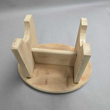 Load image into Gallery viewer, Botanical Herb Wooden Footstool / Plant Stand (8x12.5x9.5)
