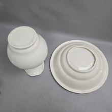 Load image into Gallery viewer, Vintage White Ceramic Wash Pitcher &amp; Basin Set (~12x15.25x15.25)
