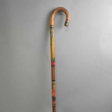 Load image into Gallery viewer, Carved Wood Souvenir Cane - Carlsbad Caverns, NM (37")
