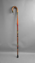 Load image into Gallery viewer, Carved Wood Souvenir Cane - Carlsbad Caverns, NM (37")
