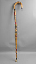 Load image into Gallery viewer, Carved Wood Souvenir Cane - Florida (37")
