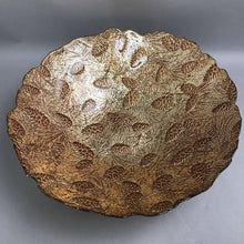 Load image into Gallery viewer, Akcam Silverina Golden Pinecone Class Centerpiece Bowl (~4x15x15)
