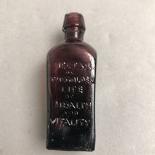 Load image into Gallery viewer, Straubhullers Tree of Life Elixir Purple Glass Bottle (3")
