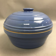 Load image into Gallery viewer, Western Stoneware Pottery Blue Casserole / Baking Dish (6x9.5)
