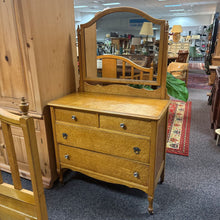 Load image into Gallery viewer, Birdseye Maple Dresser w/ Mirror (68x40x20)

