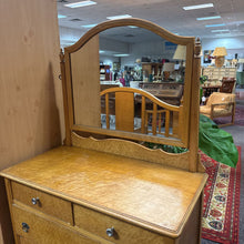 Load image into Gallery viewer, Birdseye Maple Dresser w/ Mirror (68x40x20)
