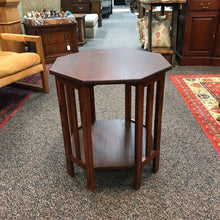 Load image into Gallery viewer, Oak Octagon End Table (24x22x22)
