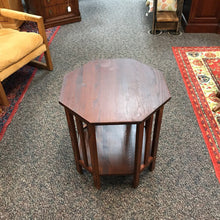 Load image into Gallery viewer, Oak Octagon End Table (24x22x22)

