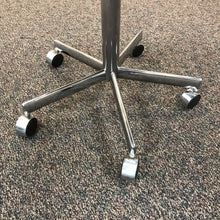 Load image into Gallery viewer, White Table on Metal Frame w/Wheels (28x24x24)
