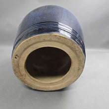 Load image into Gallery viewer, Blue Ceramic Outdoor Garden Stool / Table (~16x12x12)
