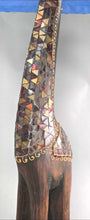 Load image into Gallery viewer, Wooden Giraffe (As-Is; Mosaic Neck Wear) (5')
