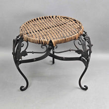 Load image into Gallery viewer, Rattan-Top Metal Riser / Plant Stand (9.5x9x9) (2 Available)
