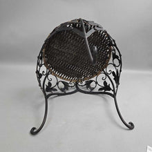 Load image into Gallery viewer, Rattan-Top Metal Riser / Plant Stand (13x12x12)
