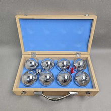 Load image into Gallery viewer, Chrome Bocce Ball Set (7.5x14x3.5)
