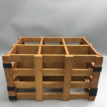 Load image into Gallery viewer, Rectanglular Slatted Wood Storage/Bottle Crate (8x14x10)(2 Available)
