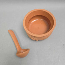 Load image into Gallery viewer, Boston Warehouse Terracotta Salta Bowl &amp; Ladel (2.5x4x4)
