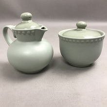 Load image into Gallery viewer, Vintage Dansk Japan Rondure Creamer &amp; Sugar Sage Green (4")
