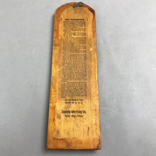 Load image into Gallery viewer, Vintage Wooden Oglesby State Bank Advertising Thermometer (12x3.5)
