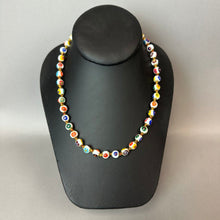 Load image into Gallery viewer, Vintage Italian Millefiori Art Glass Beaded Necklace (17")
