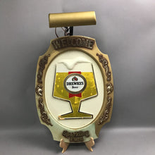 Load image into Gallery viewer, Drewrys Beer Sparkling Pure Welcome Advertising Sign w/ Light (~20.5x15)
