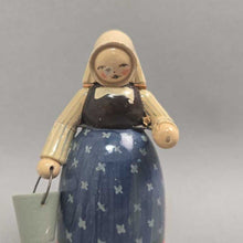 Load image into Gallery viewer, Vintage German Wendt &amp; Kuhn Milkmaid Wooden Figurine (3.5") (As-Is)

