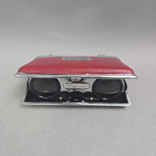 Load image into Gallery viewer, Vintage Red Folding Pocket Binoculars (2.75x4x3)

