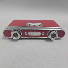Load image into Gallery viewer, Vintage Red Folding Pocket Binoculars (2.75x4x3)
