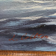 Load image into Gallery viewer, Tall Ship Framed Painting (17x18)
