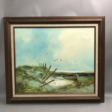 Load image into Gallery viewer, Engel Seashore Oil Framed Painting (36x30)
